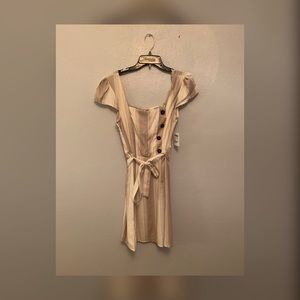 Tan and creme dress- brand new